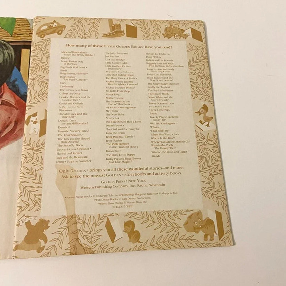 Vintage 1978 Joe Camps Benji Fastest Dog in the West Little Golden Book - Picture 15 of 16